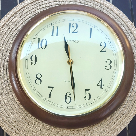 Seiko Wall Decor Vintage Seiko Wall Clock Poshmark